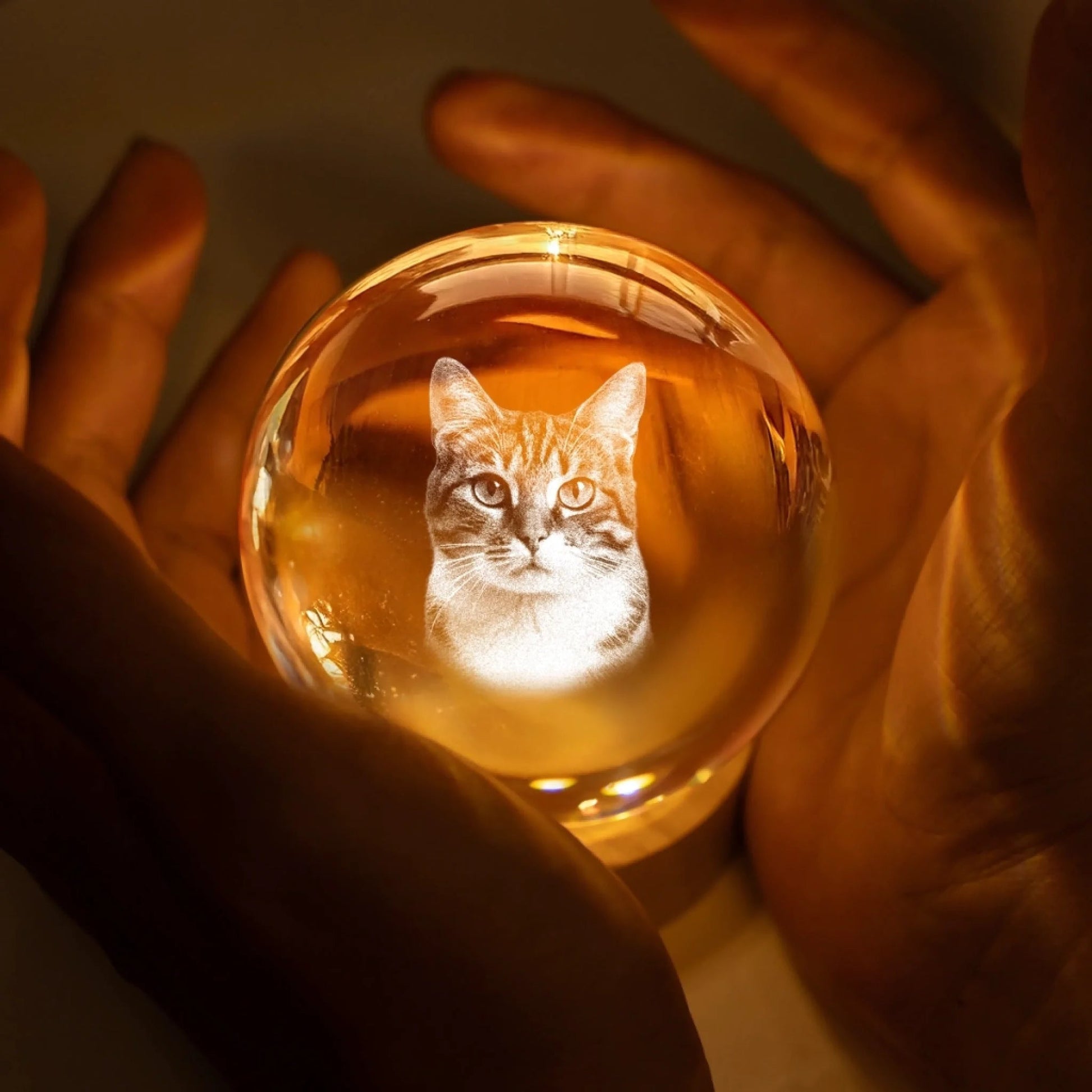 Custom Photo Crystal Globe Lamp