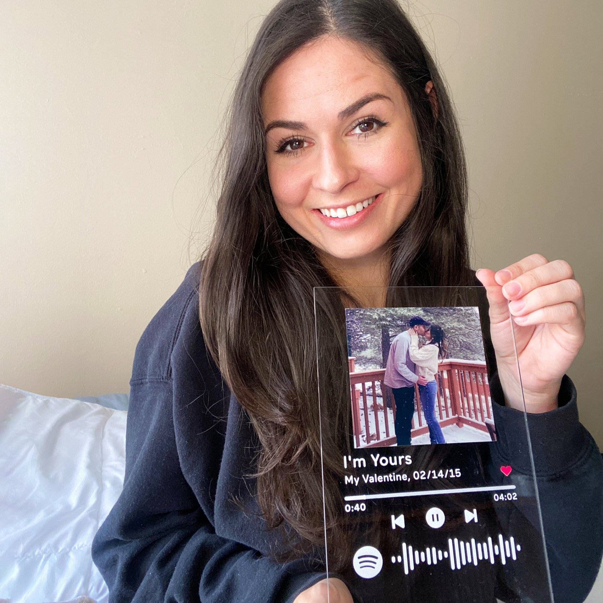 Custom Spotify Photo Music Plate Night Light