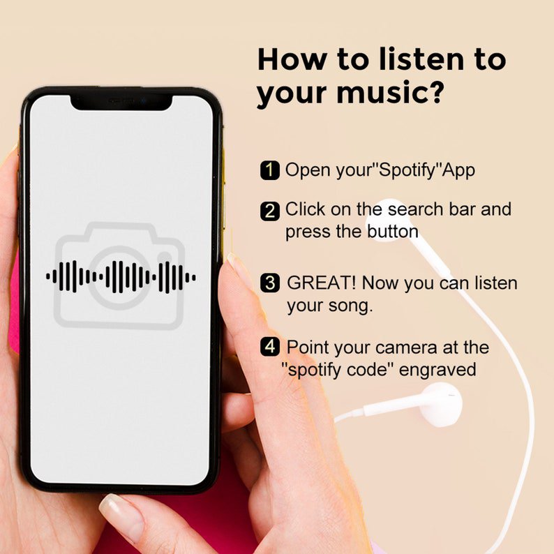 Custom Spotify Photo Music Plate Night Light