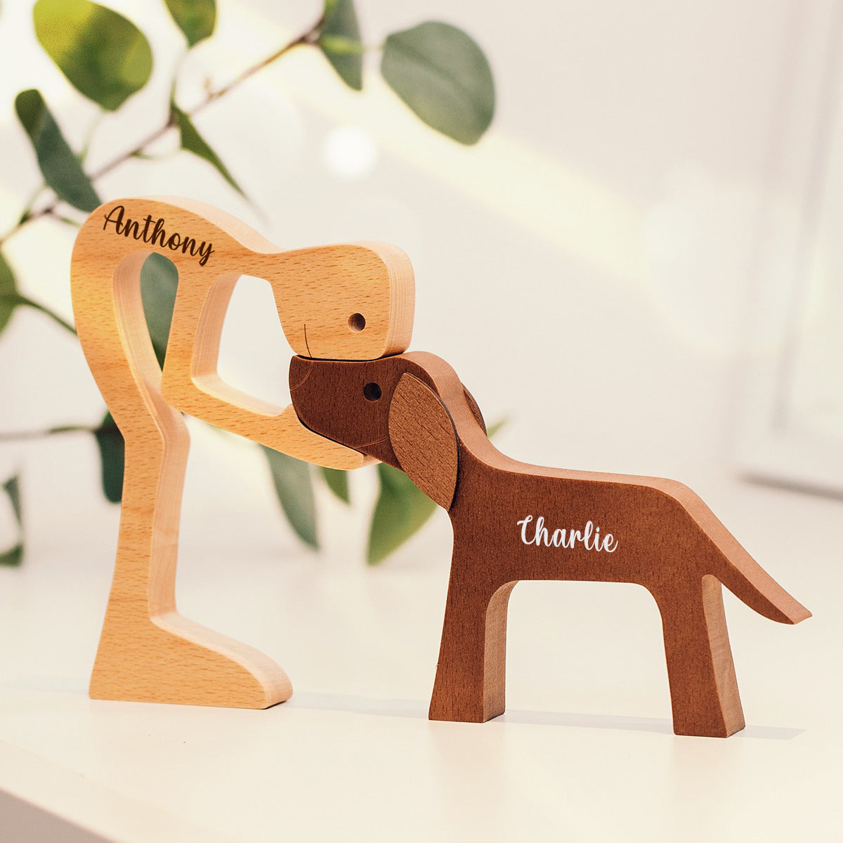 Personalized Custom Wooden Pet Carvings