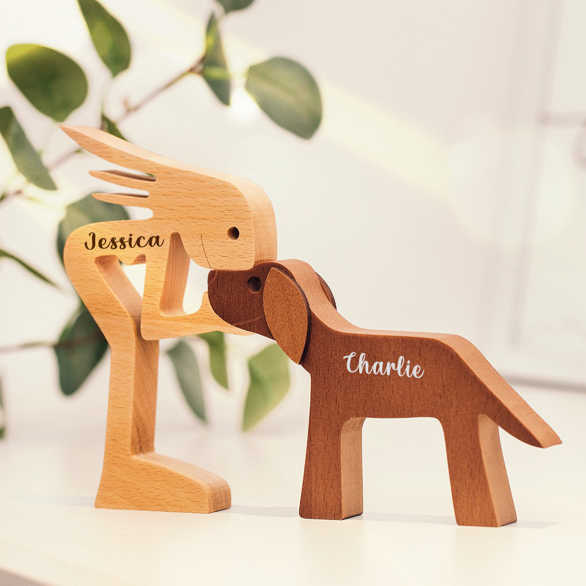 Personalized Custom Wooden Pet Carvings
