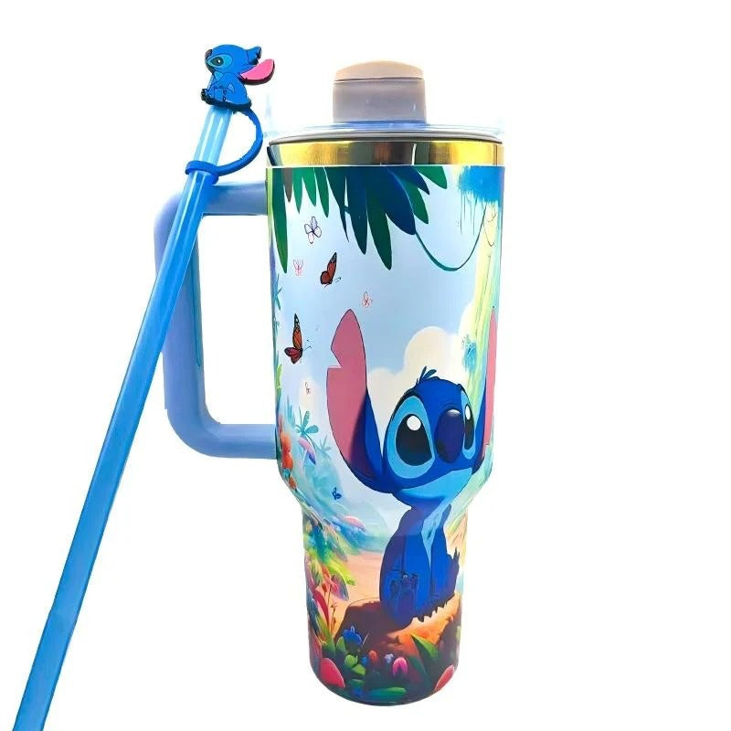 Stitch Insulated Tumbler Gift Box 40OZ Include Straw And Topper