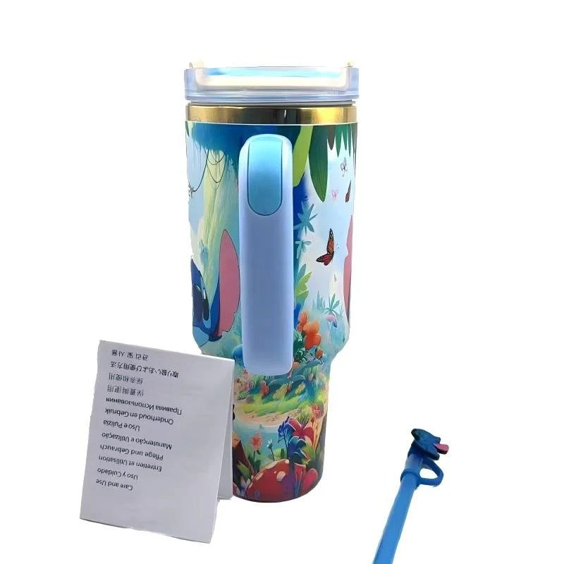 Stitch Insulated Tumbler Gift Box 40OZ Include Straw And Topper