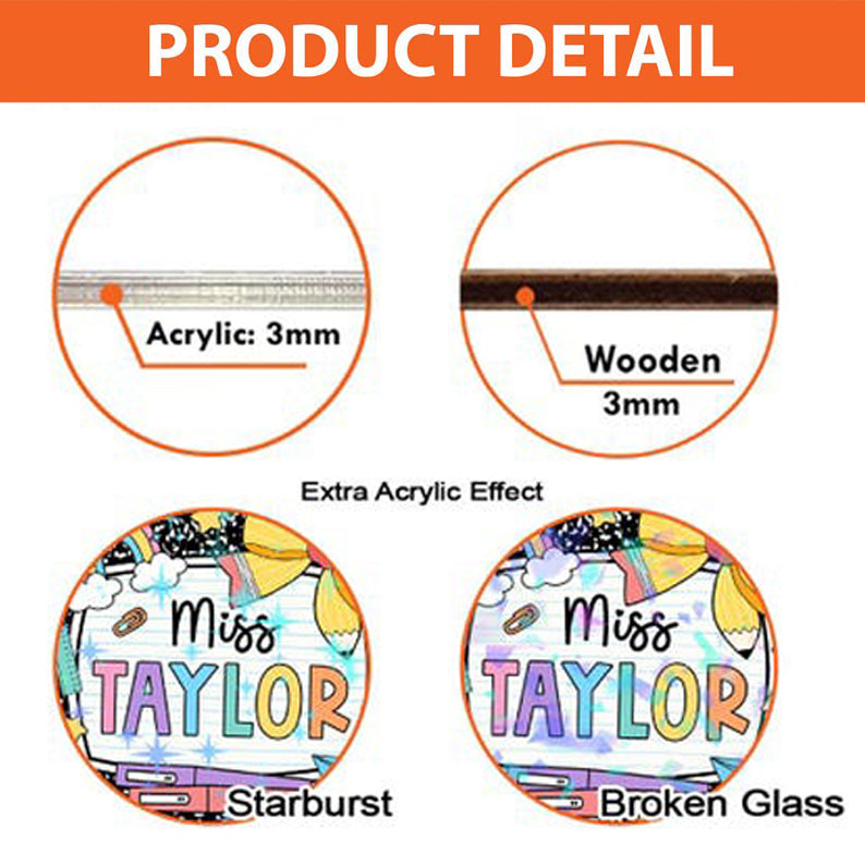 Teacher Lanyard, Personalized Trendy Lanyard For Keys ID Badge Lanyard